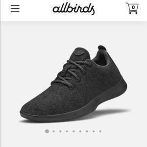 All birds wool runners-7. Natural black. Like new